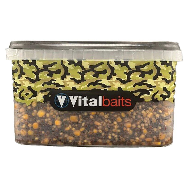 Vital Baits Prepared Particles Mix Bucket 3kg 3 Vital Baits Prepared Particles Mix Bucket 3kg