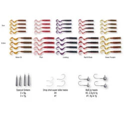 Savage Gear Pro Grub Kit 52pcs -Angeln Geschäft 74322 2