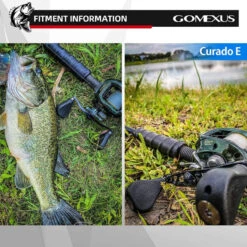 Gomexus 110mm Aluminium Handle With 35mm TPE Knob -Angeln Geschäft BS110HTE35BKTNr 5