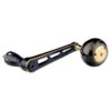 Gomexus 90mm Aluminium Power Handle With 45mm Titanium Knob - Black & Gold 2 Gomexus 90mm Aluminium Power Handle With 45mm Titanium Knob - Black & Gold -Angeln Geschäft LYS90TB45BKGD 1